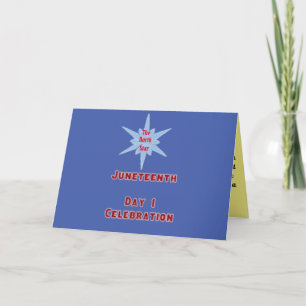 Juneteenth Day 1 Letterpress Thank You Card