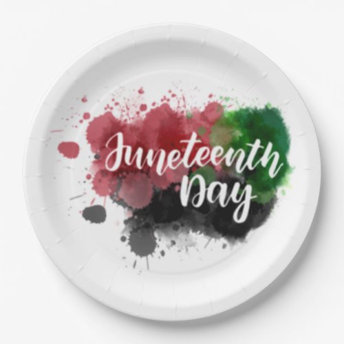 Juneteenth Day Paper Plates
