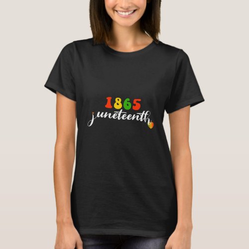 Juneteenth Definition June 19th 1865 Womens  T_Shirt