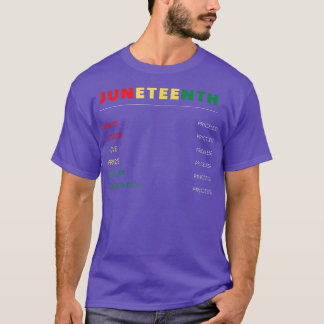 Juneteenth , Emancipation day , happy freedom T-Shirt