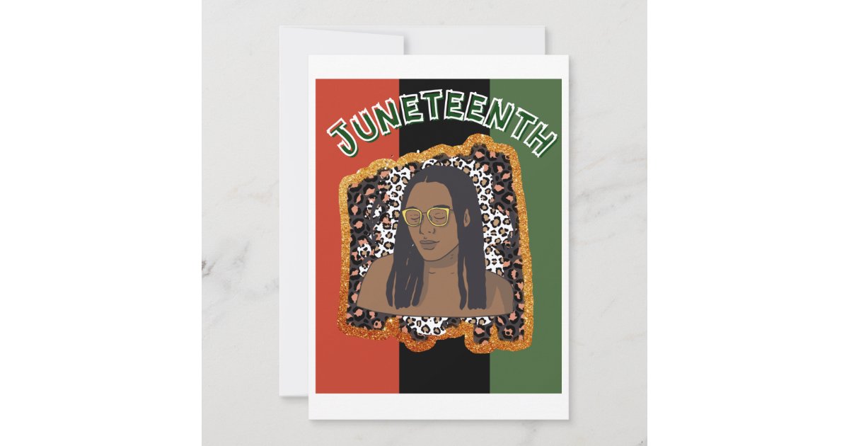 Emancipation Card Juneteenth Emancipation Day Note Card | Zazzle