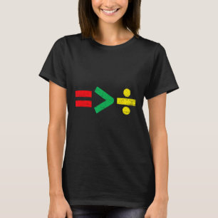 Juneteenth Equality Is Greater Than Division 1865 T-Shirt