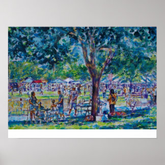 JUNETEENTH FESTIVAL- ANN ARBOR'S WHEELER PARK POSTER