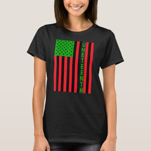 Juneteenth Flag Black Freedom Liberation Day T_Shirt