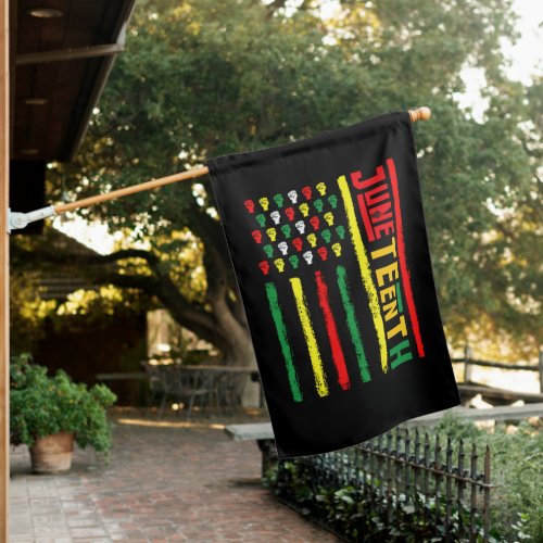 Juneteenth Flag Celebrating Black Freedom 1865