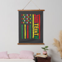 Juneteenth Flag Celebrating Black Freedom 1865
