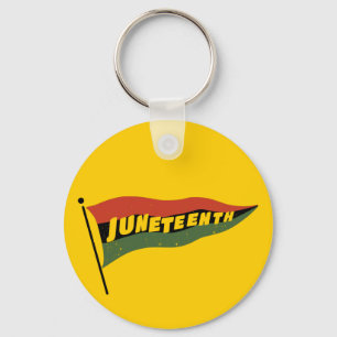 Juneteenth Flag Keychain