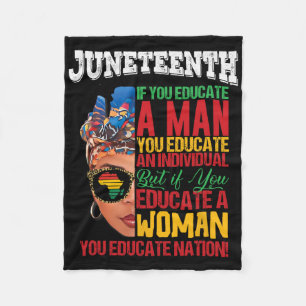 Juneteenth fleece blanket
