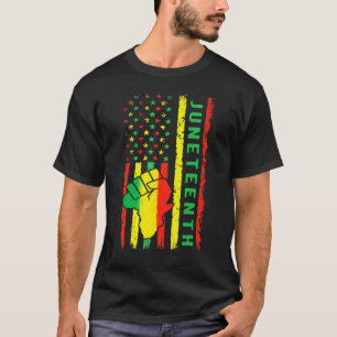 Juneteenth Free Ish Since 1865 African Map Black H T-Shirt