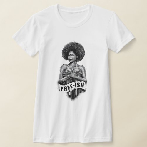 JUNETEENTH FREE_ISH SUBTLE GRAPHIC T_Shirt