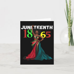 Juneteenth Freedom 1865 Card