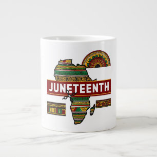 Juneteenth Freedom - Celebrating African American  Giant Coffee Mug