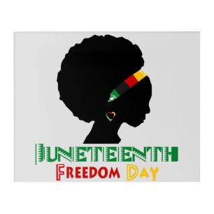 Juneteenth Freedom Day Acrylic Print