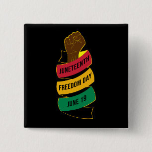 Juneteenth Freedom Day Black History Classic  Button