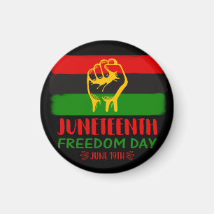 Juneteenth Freedom Day Black History   Magnet