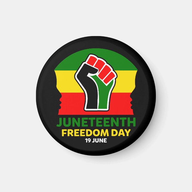 Juneteenth Freedom Day Black History   Magnet (Front)