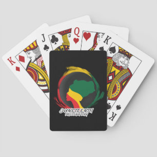 Juneteenth Freedom Day Black History Poker Cards