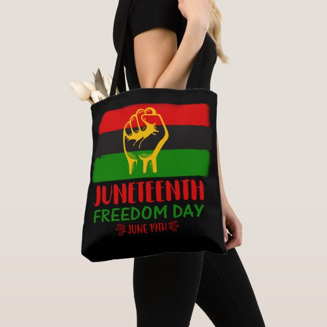 Juneteenth Freedom Day Black History  Tote Bag (Close Up)
