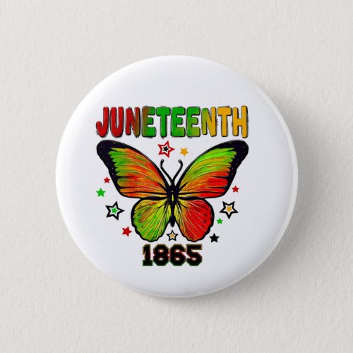 Juneteenth Freedom Day Button