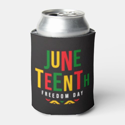 Juneteenth Freedom Day Can Cooler