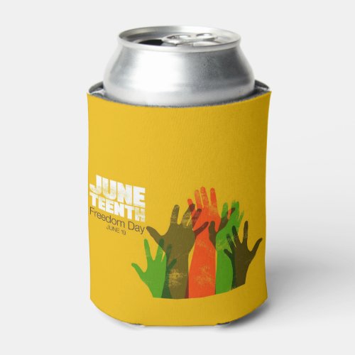 Juneteenth Freedom Day Can Cooler