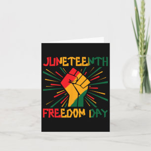 Juneteenth Freedom Day Card
