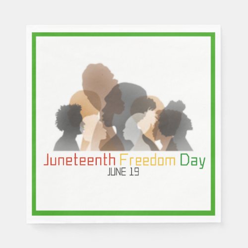 Juneteenth Freedom Day Collectively Napkins
