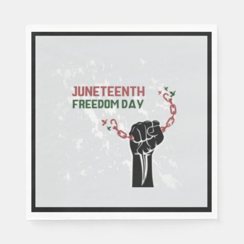 Juneteenth Freedom Day Napkins