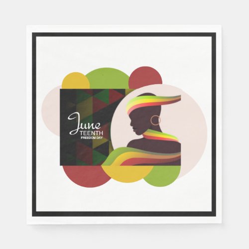 Juneteenth Freedom Day Napkins