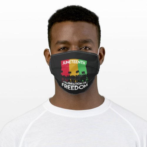 Juneteenth Freedom of African American Adult Cloth Face Mask