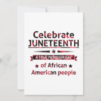 Juneteenth, Freedom of African American.