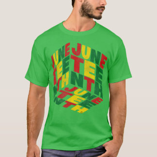 Juneteenth Geometric African Inspired T-Shirt