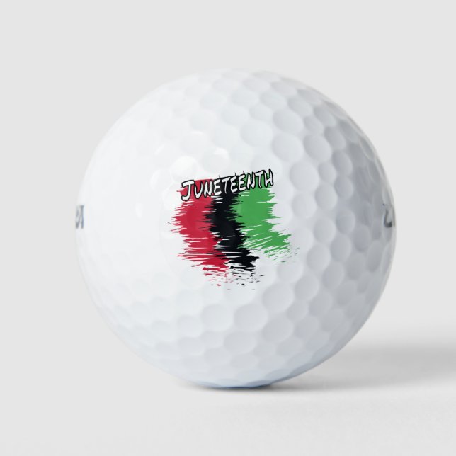 Juneteenth Golf Balls (Front)