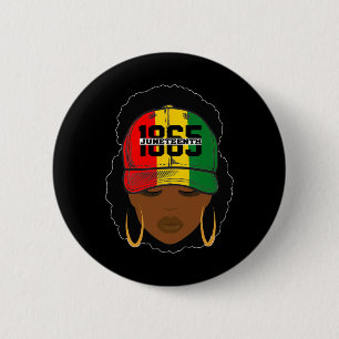 Juneteenth Hat Womens Independence Day Freedom Day Button