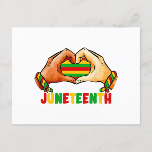 Juneteenth Heart  Postcard