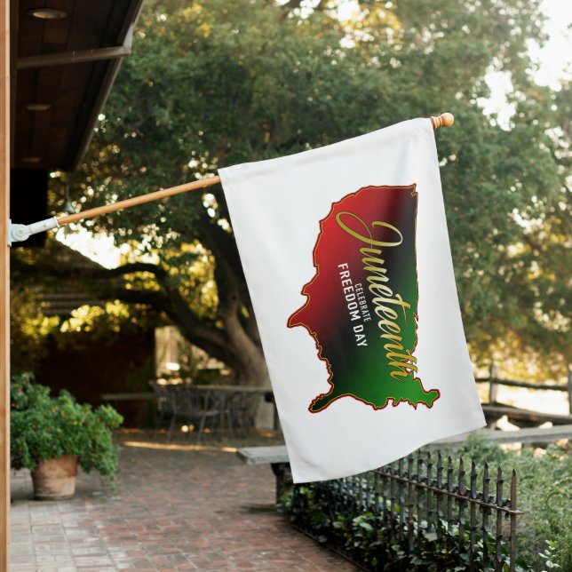 Juneteenth  House Flag (In SItu)