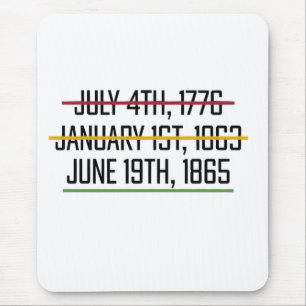 Juneteenth Independence Day Black History   Mouse Pad