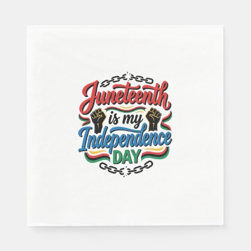 Juneteenth Independence Day Vintage Shirt Design_1 Napkins