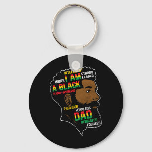 Juneteenth Is My Independence Day Black Dad Father Keychain