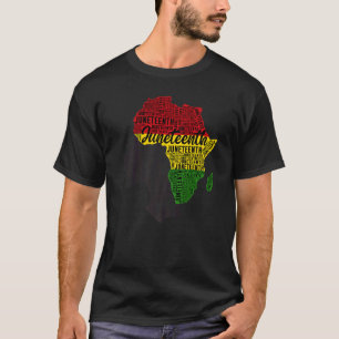 Juneteenth Is My Independence Day Black Freedom 18 T-Shirt
