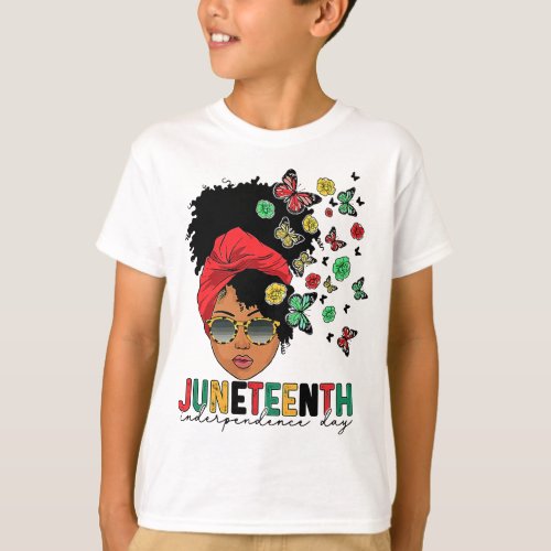 Juneteenth Is My Independence Day Black Queen and  T_Shirt