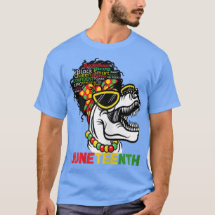 Juneteenth Is My Independence Day Black women Afro T-Shirt