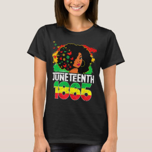 Juneteenth Is My Independence Day Black Women Free T-Shirt