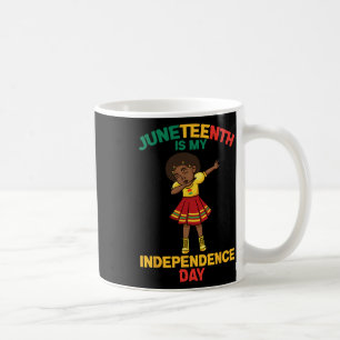 Juneteenth Is My Independence Day Kids  Coffee Mug