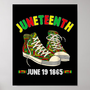 Juneteenth June 19 1865 Black African-american Ind Poster