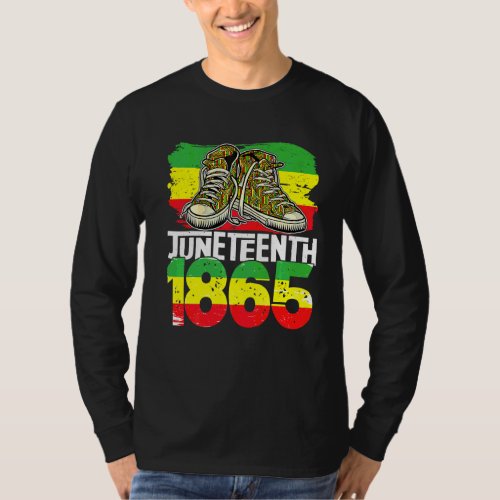 Juneteenth June 19 1865 Black African American Ind T_Shirt