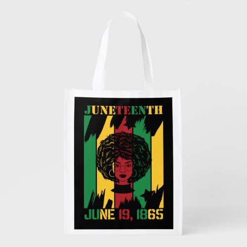 Juneteenth  June 19 1865  Black History Grocery Bag