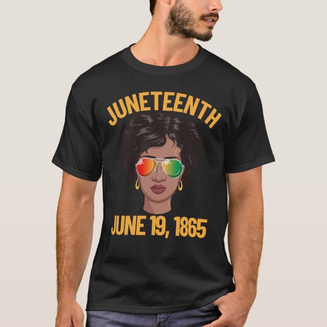 Juneteenth June 19, 1865 Black Women's Juneteenth T-Shirt (Front)