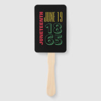 Juneteenth June 19 1865 Typography Black History