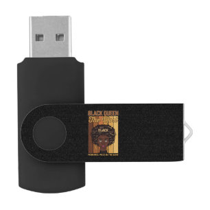 Juneteenth Melanin Black Girl The Most Powerful Flash Drive